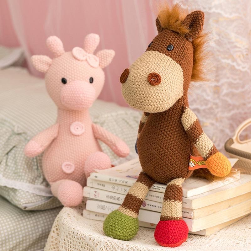 Woolen animal soothing dolls, plush toys, deer dolls, children's room decoration dolls, gifts, photo props, plush toys Application Scenario