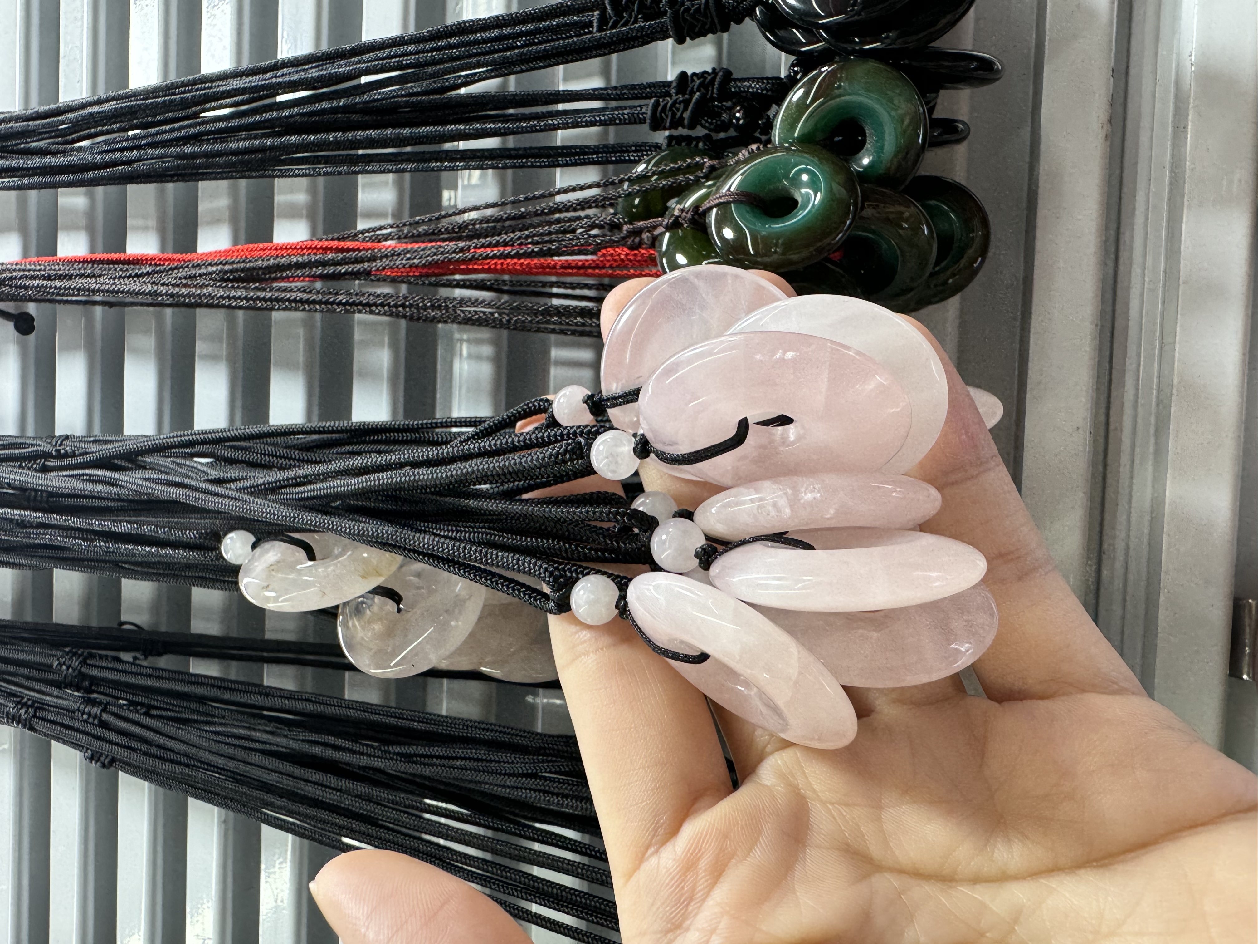 吊坠平安扣玉坠项链玉石白玉挂坠男女款节日礼物产品图