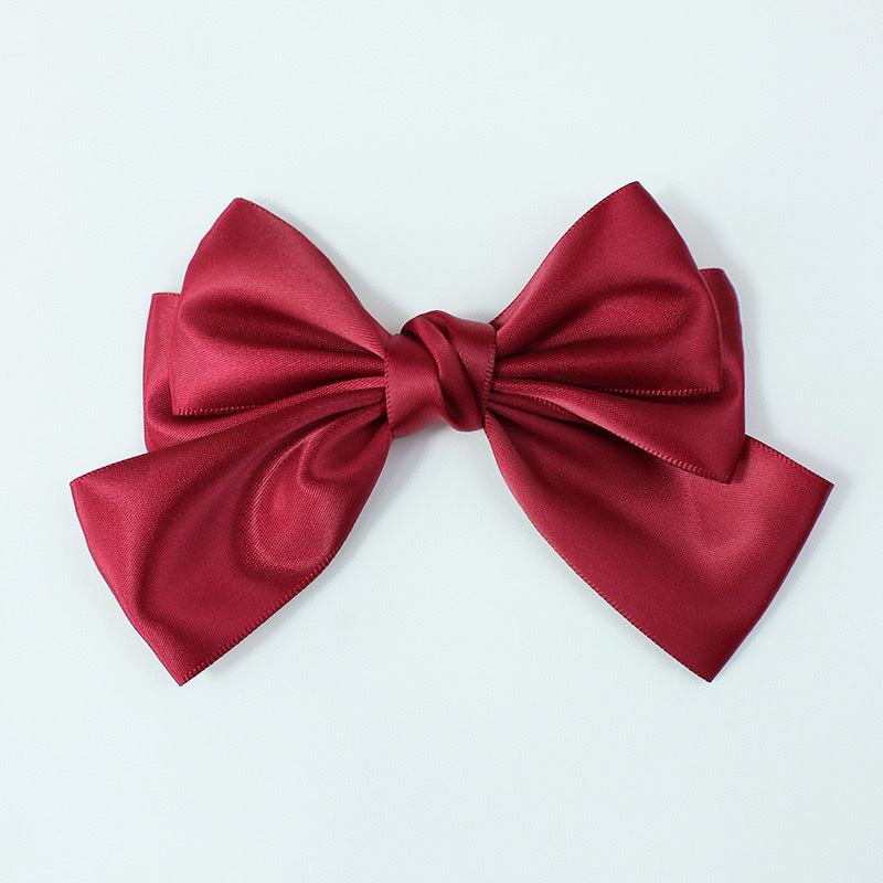 Creative accessories include glossy polyester hair clips, unique hair accessory designs, elegant ladies' hair clips, simple and fashionable headwear decorations detail image 2