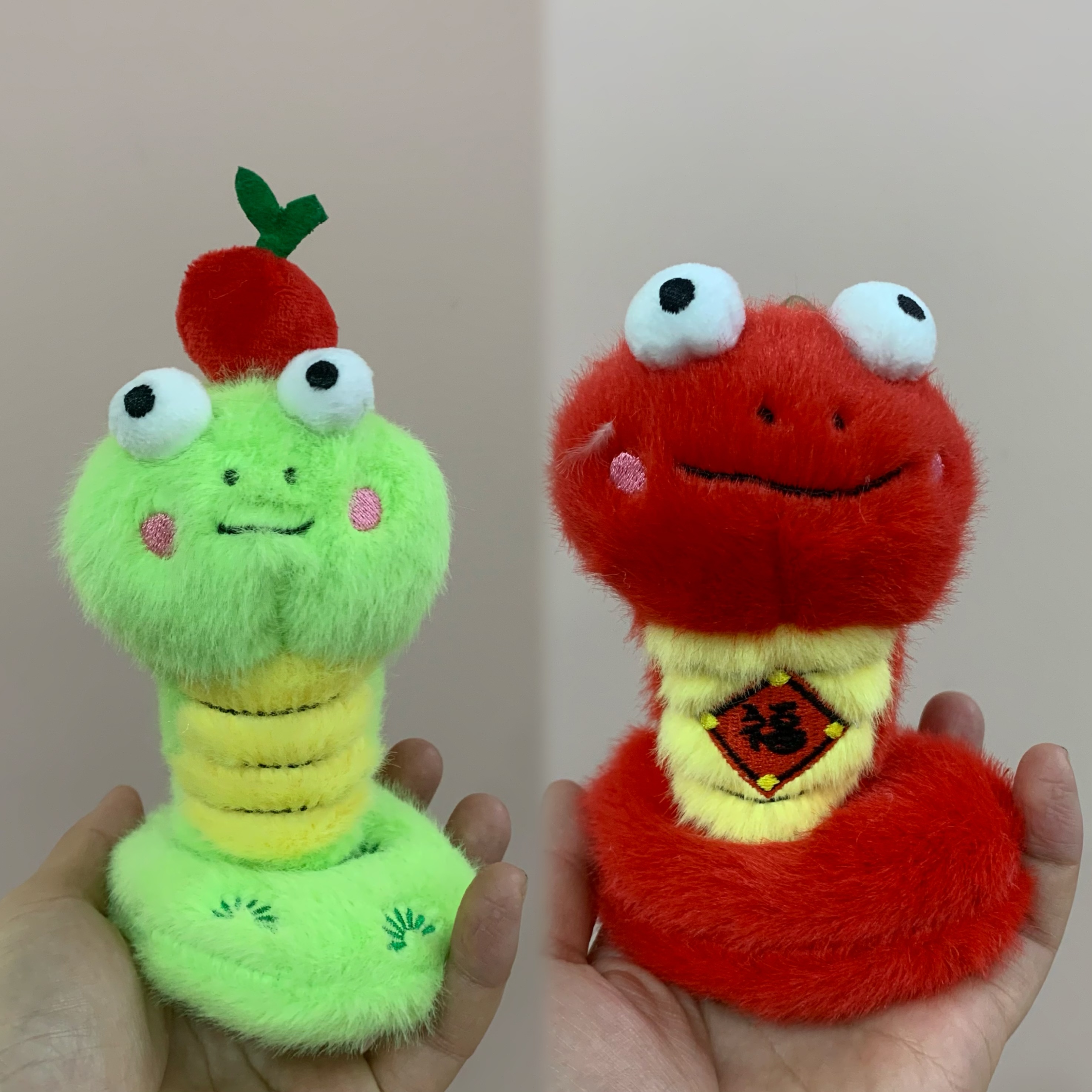 蛇年吉祥物毛绒公仔可爱生肖萌蛇毛绒玩偶挂件公司年会礼品 毛绒玩具公仔挂件产品图