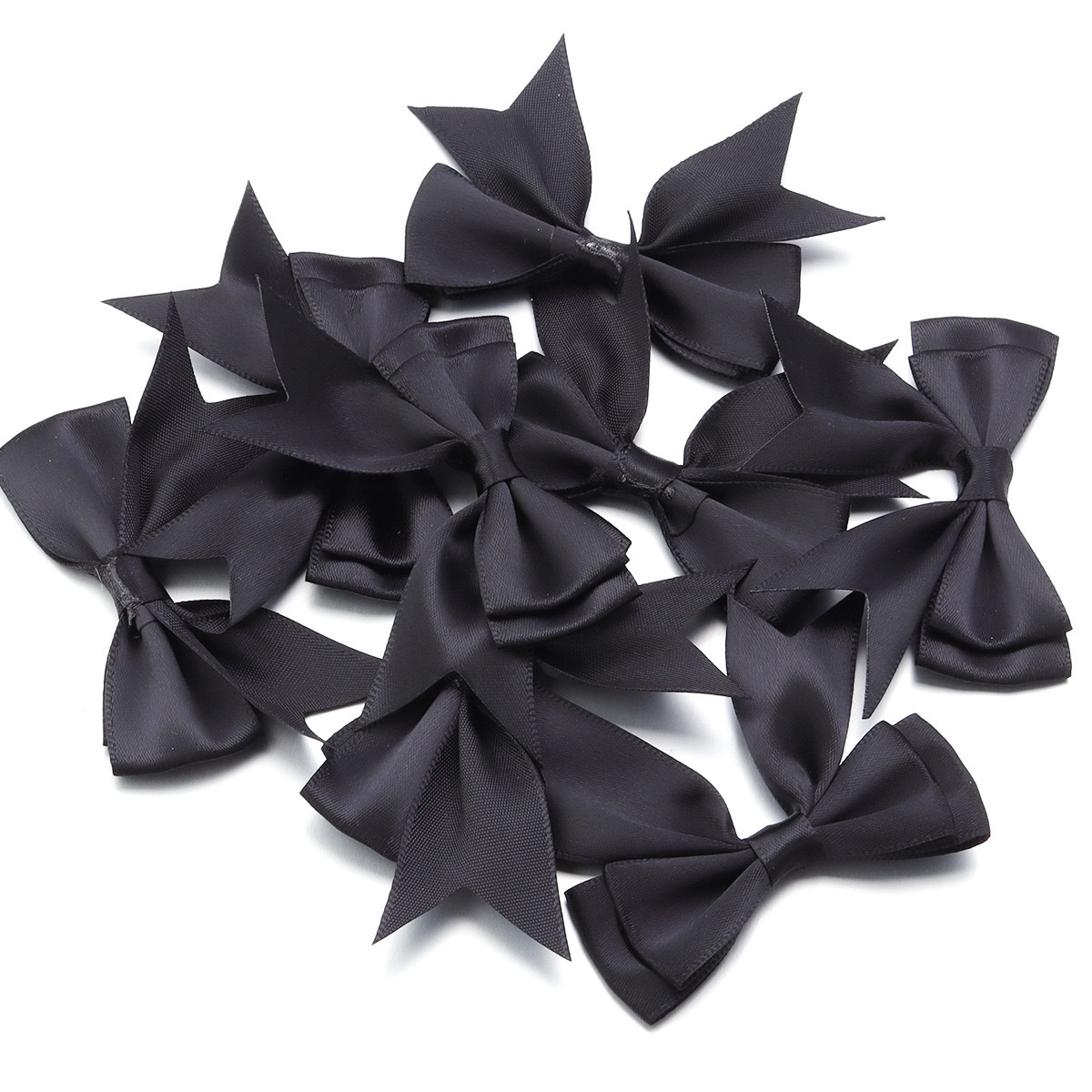 Ins-style ribbon double-layer dovetail waist bow clothing decoration large bow DIY handcrafted hair clip accessories detail image 5