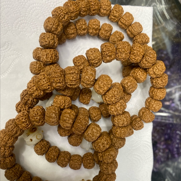 金刚菩提，炭烧招财猫手串菩提菩提佛珠手串详情图3