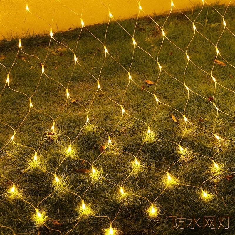 LED fishing net light, net light, grid light manufacturer wholesale outdoor courtyard hotel lawn waterproof Christmas decoration detail image 9