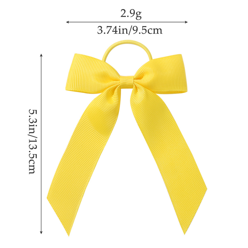 New cross-border girls' ribbon, bow, ribbon, solid color hair band, popular hair accessories for European and American children in spring and summer detail image 2