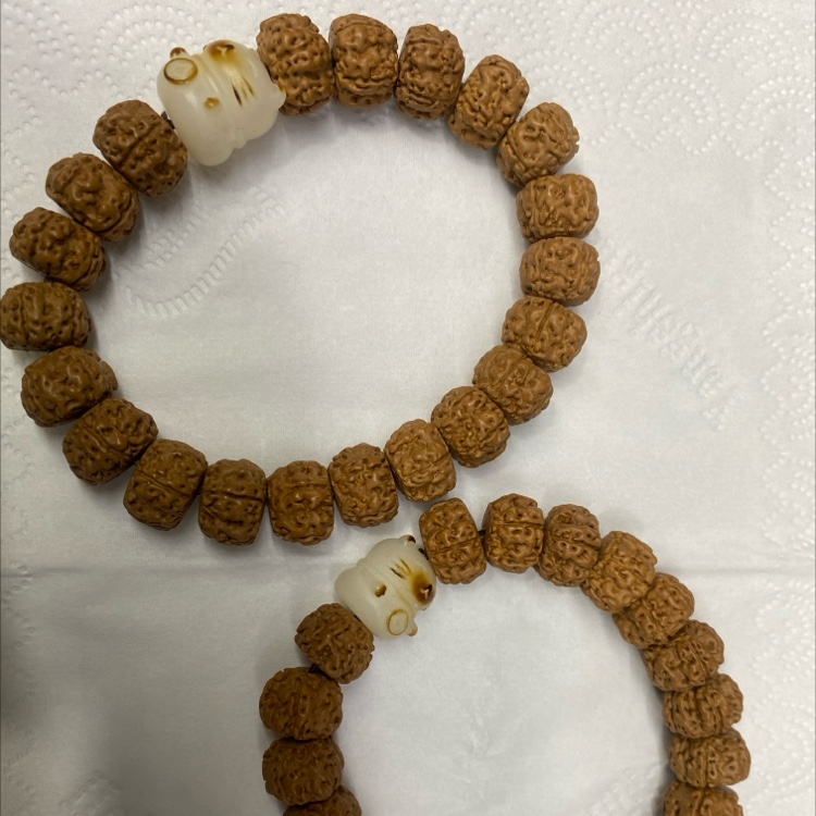 金刚菩提，炭烧招财猫手串菩提菩提佛珠手串产品图