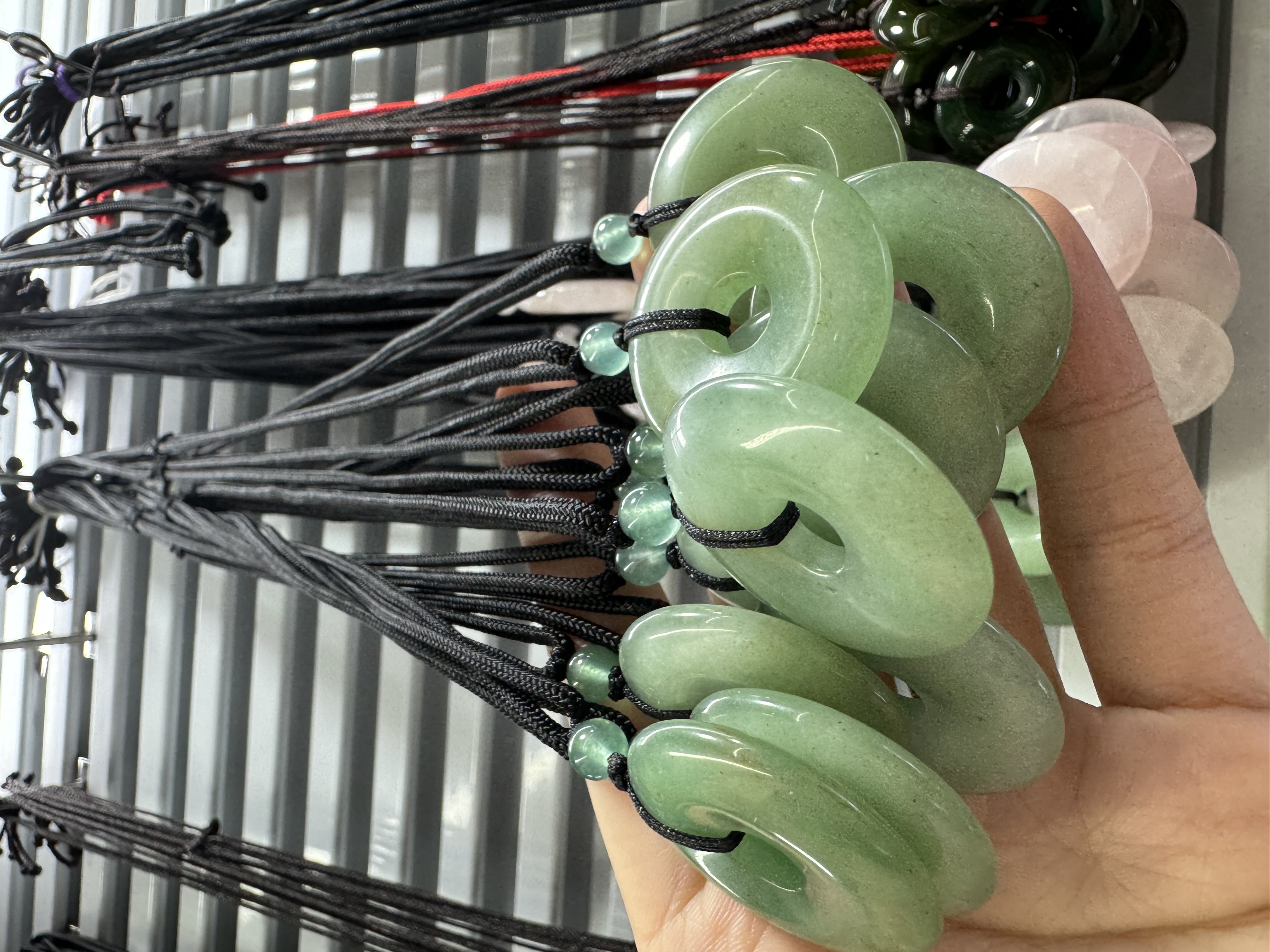 吊坠平安扣玉坠项链玉石白玉挂坠男女款节日礼物