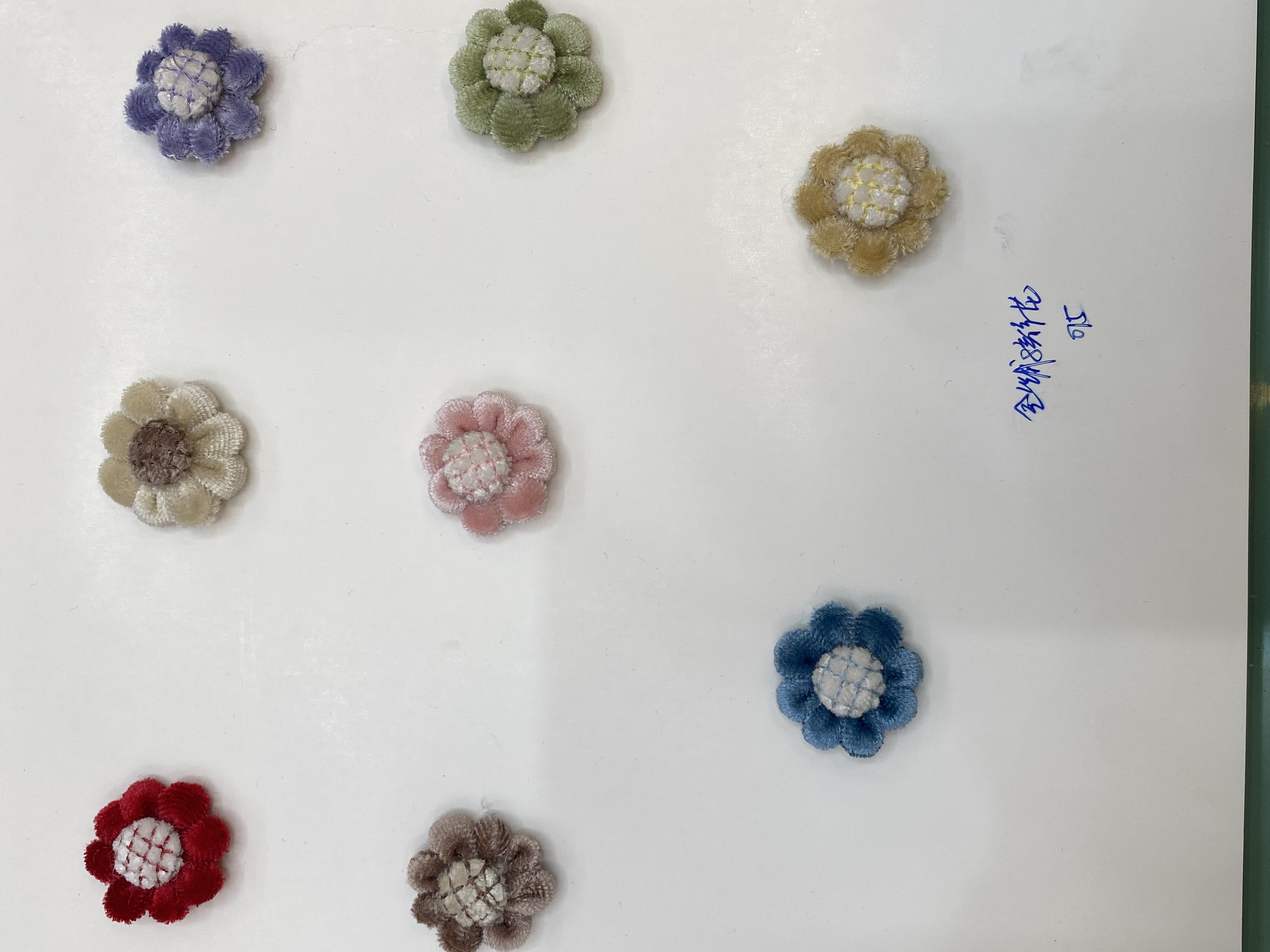 New versatile and cute velvet eight-petal flower hair clip and accessory
