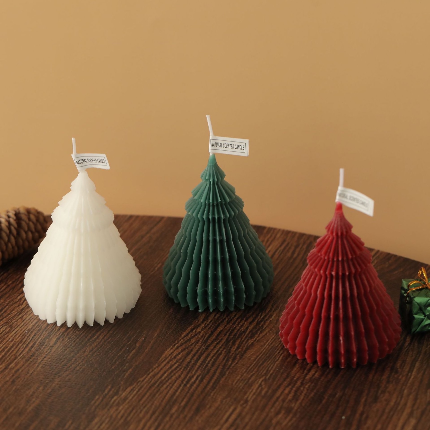 Ins-style atmosphere scented candles, Christmas decorative items, mini Christmas souvenirs, factory wholesale Christmas scented candles details Picture
