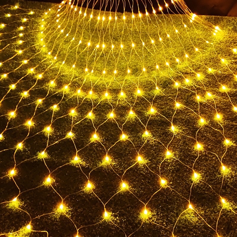 LED fishing net light, net light, grid light manufacturer wholesale outdoor courtyard hotel lawn waterproof Christmas decoration detail image 4