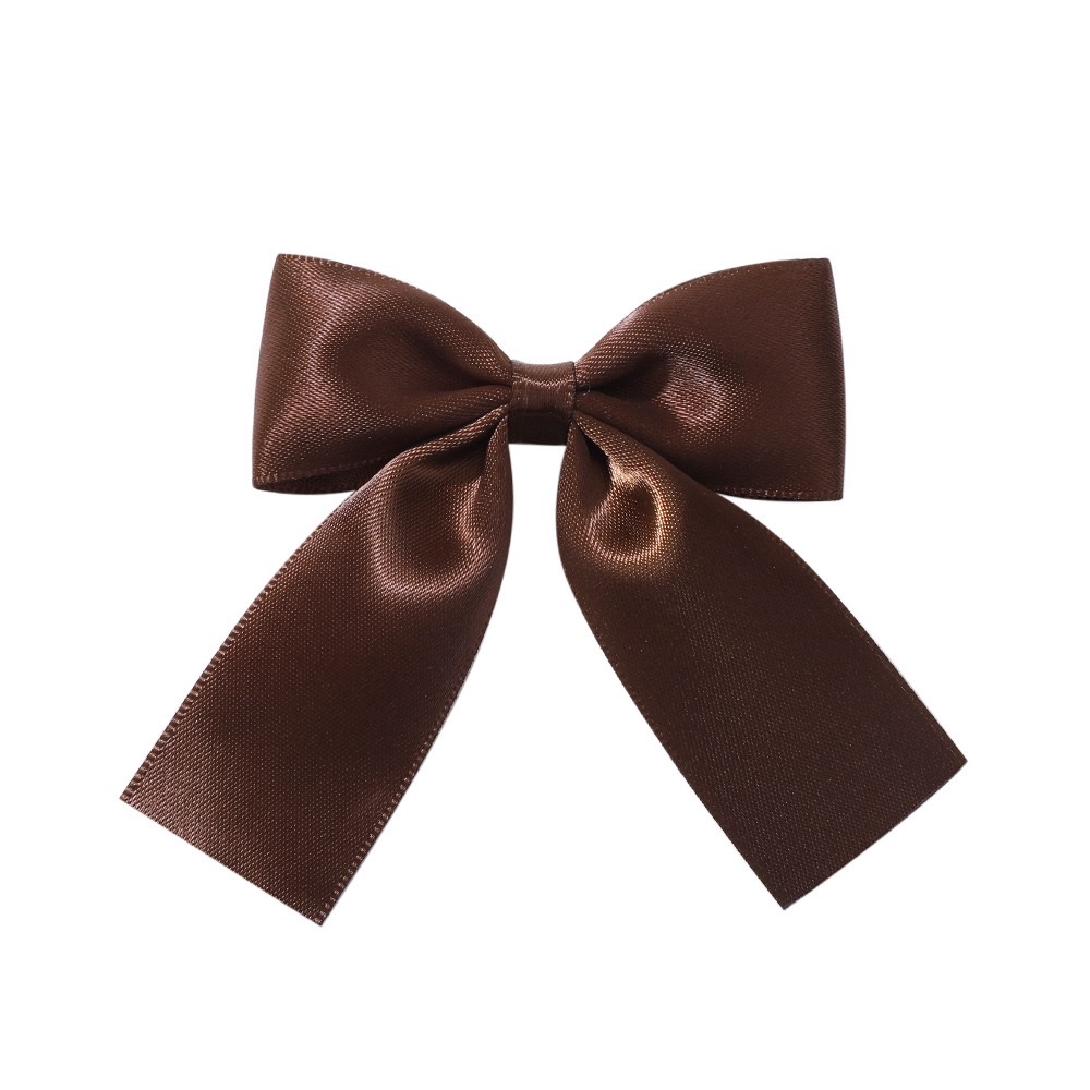 Amazon candy-colored girl's bow ribbon, Maillard hairpin, hair accessory, cute princess daily hairpin detail image 5