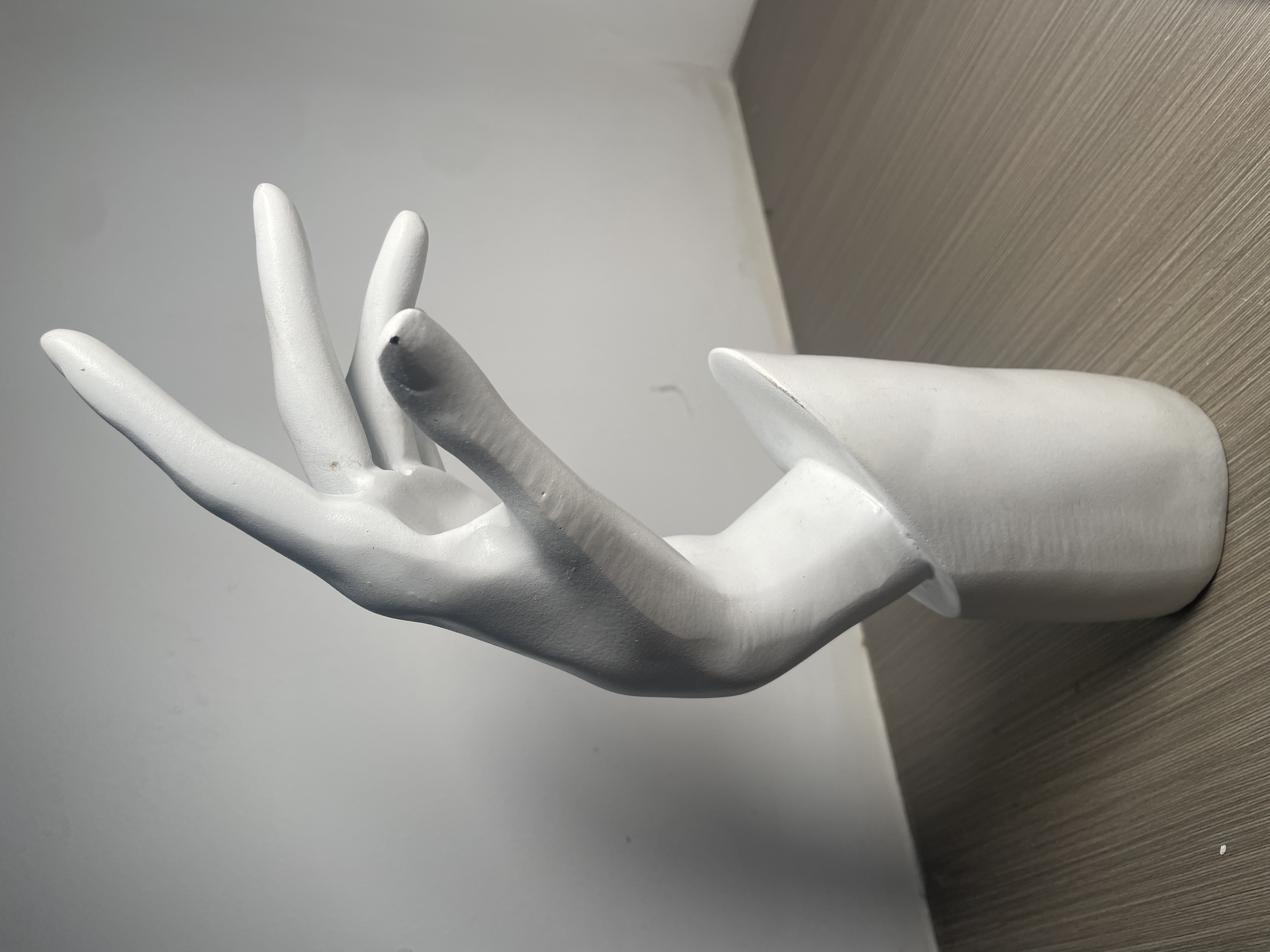 纯白色手模戒指展示架包装盒饰品首饰包装盒首饰盒