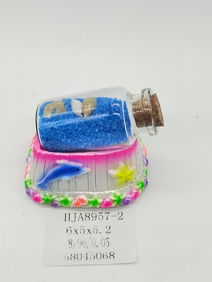 萌粒创意冰箱贴树脂工艺品 摆件装饰 环保树脂材质 手工精制可爱造型产品图