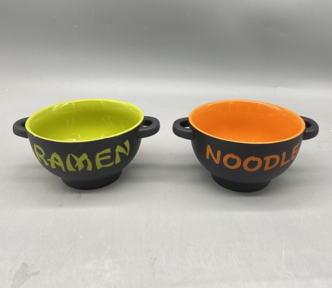 方圆陶瓷D3-7954色釉带盖小汤碗网红小碗详情图6