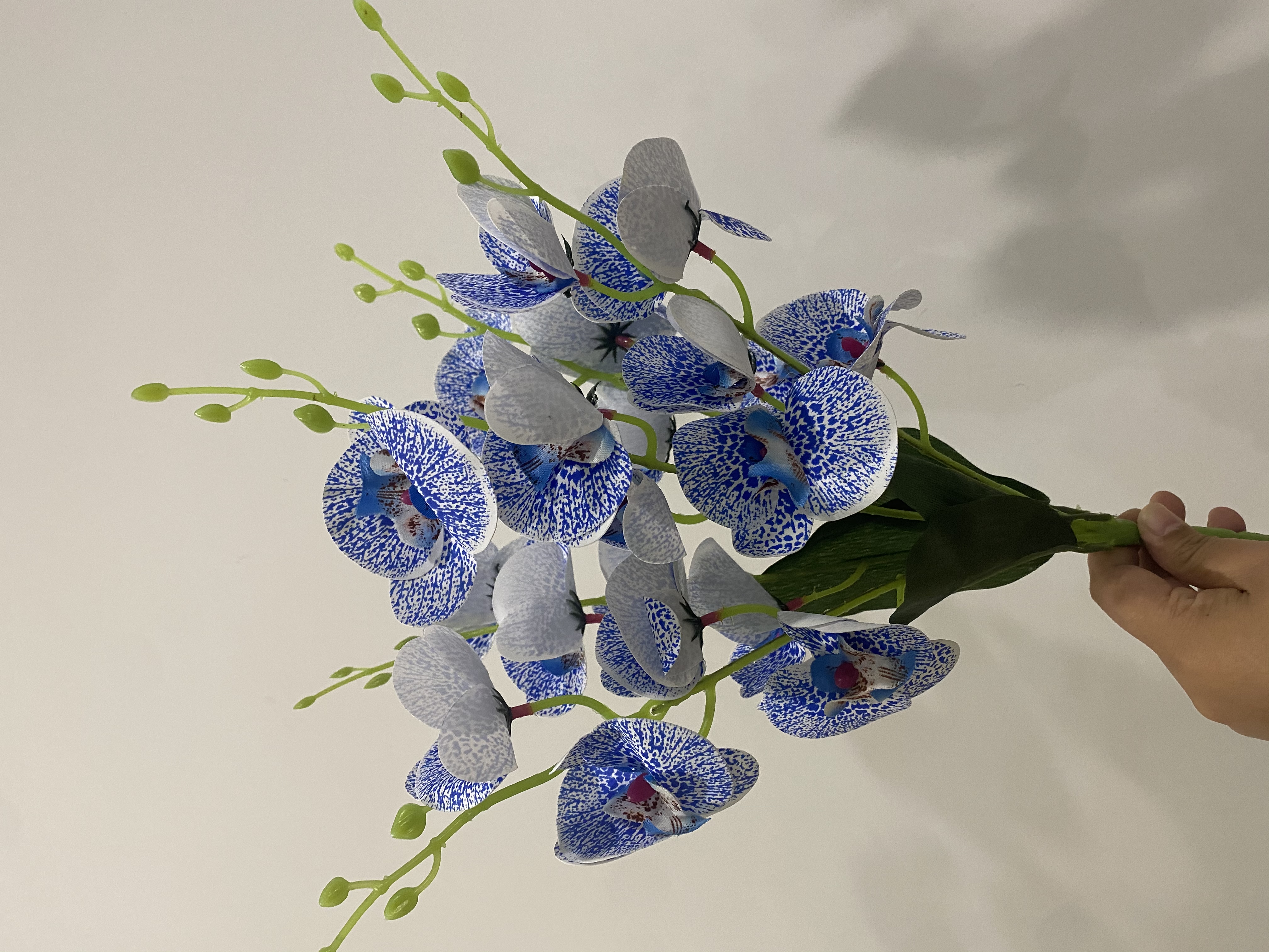 年宵花仿真花假花DIY材料包 永生花装饰品 室内装饰花艺 手工制作家居饰品 蝴蝶兰仿真花