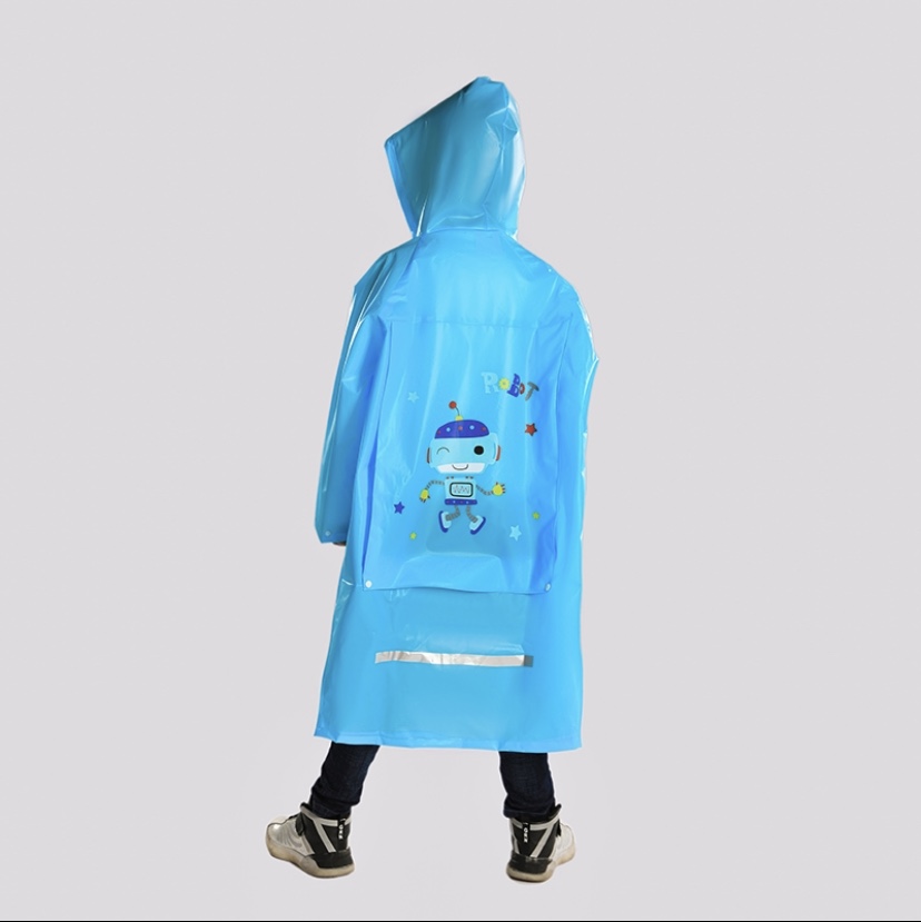 301机器人儿童雨衣一次性雨衣雨衣儿童长款户外雨衣单人长款时尚
