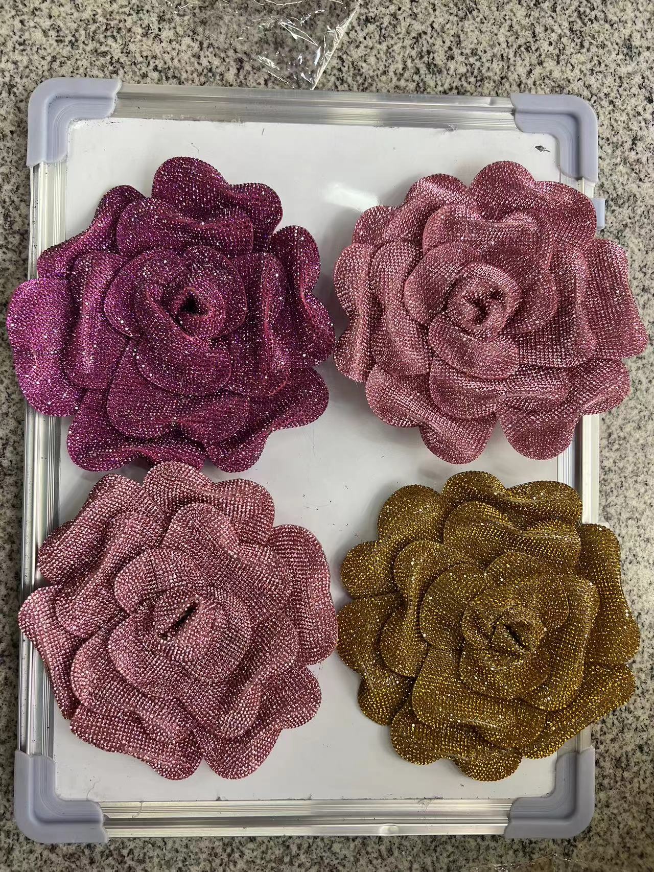 Czech glass oil drip Sequin accessories Crystal Flower DIY Jewelry Accessory Set Handcrafted Creative Material Package B234 diy jewelry