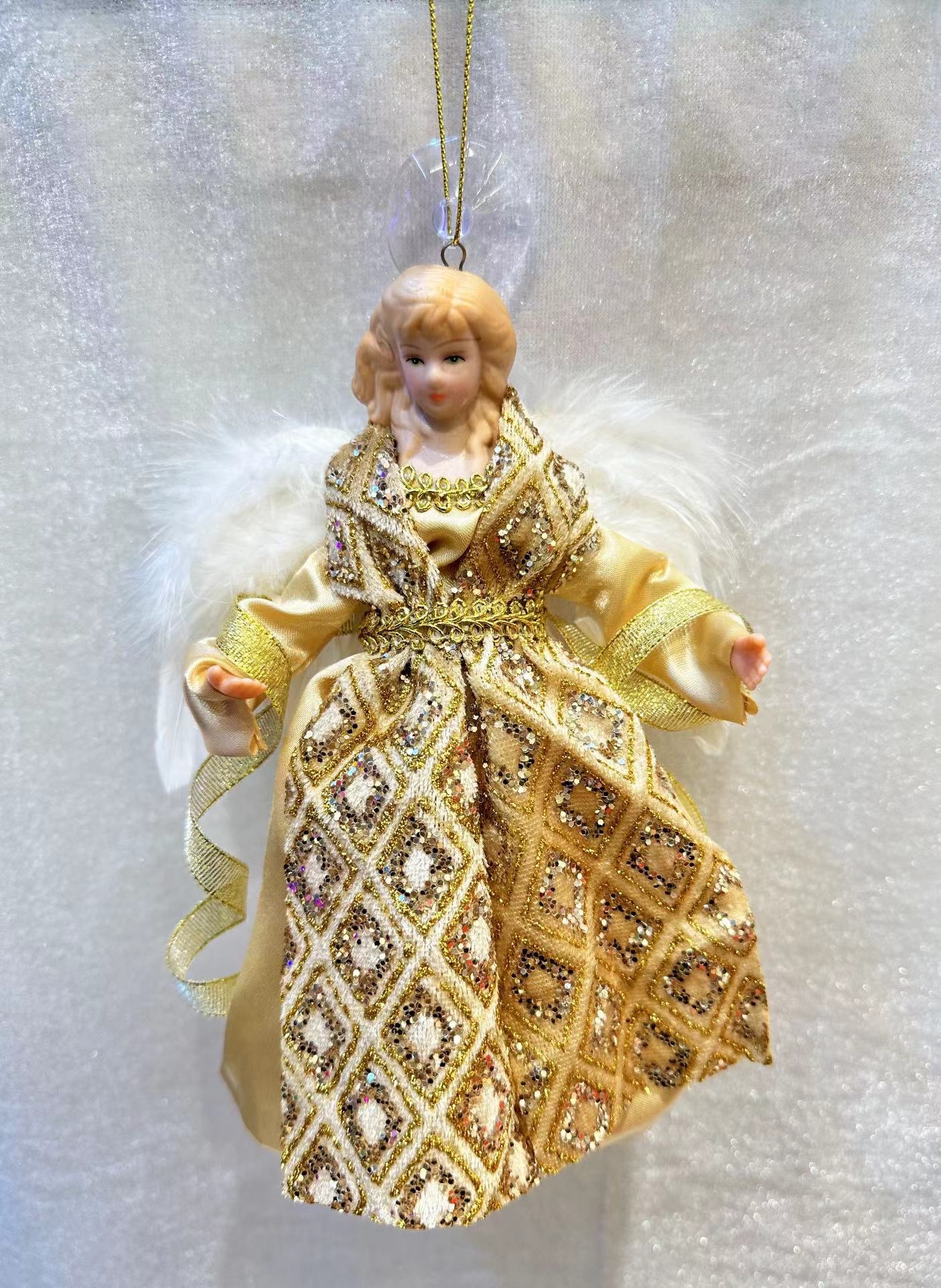 Christmas gift pendants, decorations, festive items, Santa Claus mascot pendants, car pendants Application Scenario