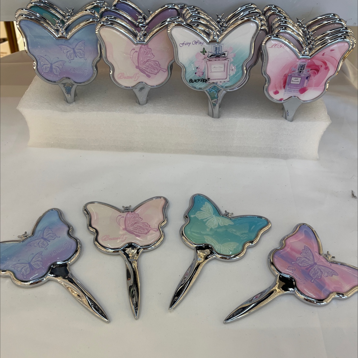 蝴蝶手柄镜子详情图2