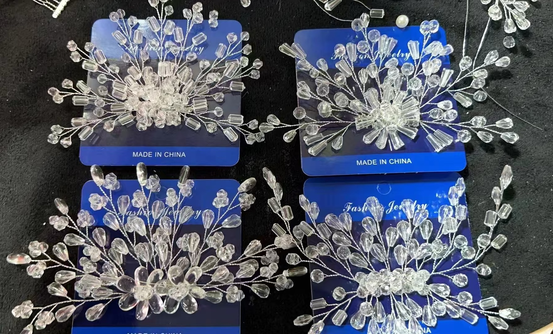 创意饰品女士发夹植绒发卡 美丽优雅发饰 简约时尚头饰装饰品发饰发饰产品图