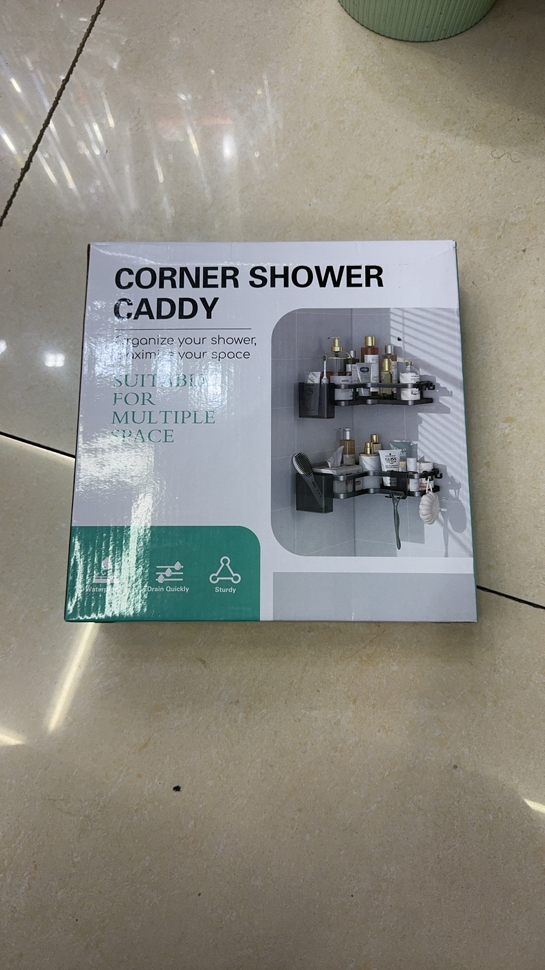 浴室架收纳三角架货架物料盒厨房用品