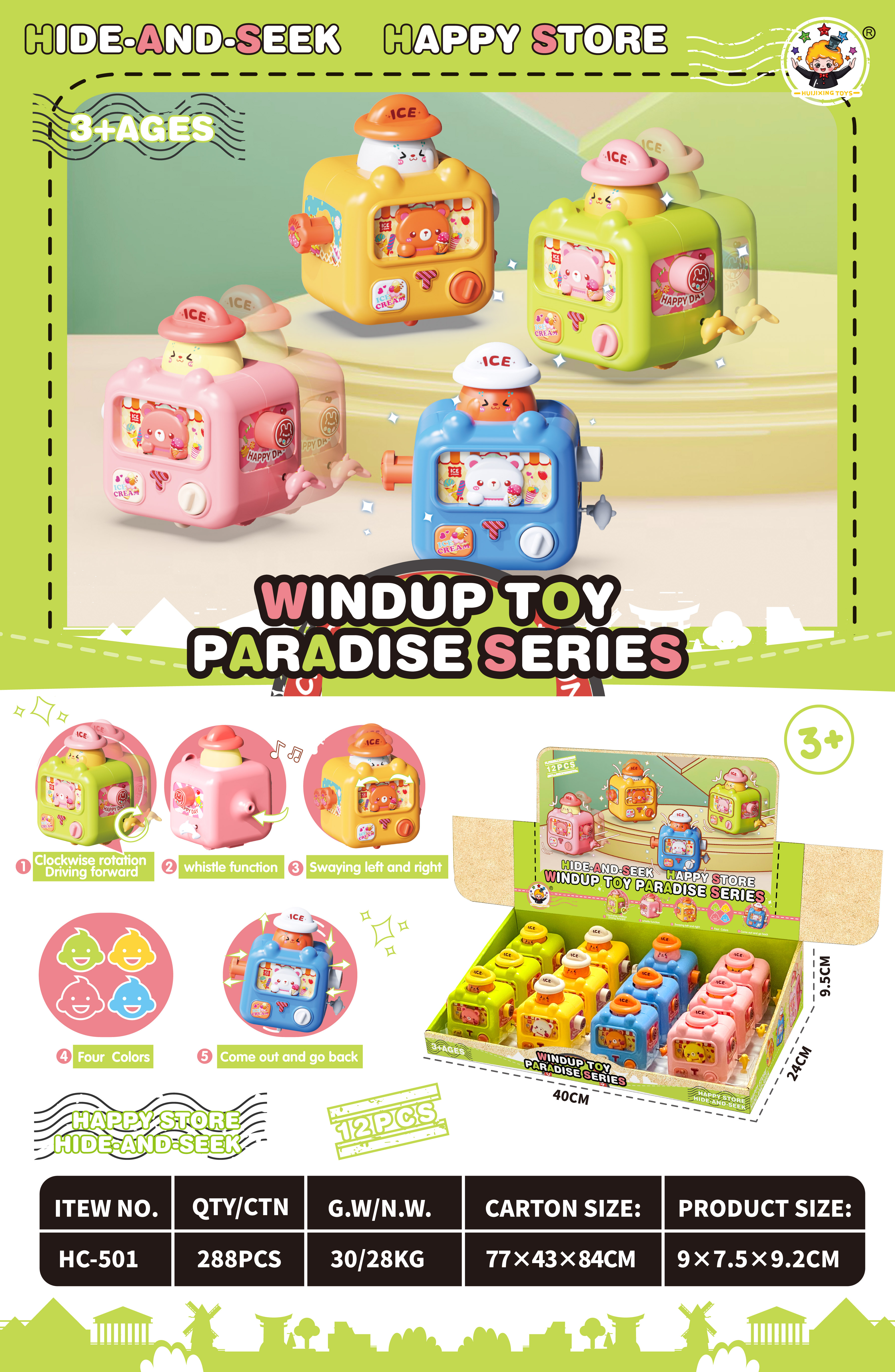 Cute baby and toddler toys (wound up) toys