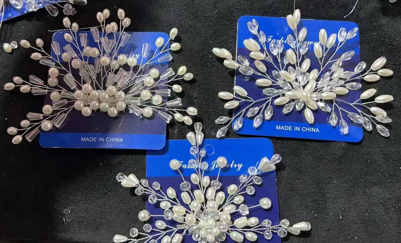 创意饰品女士发夹植绒发卡 美丽优雅发饰 简约时尚头饰装饰品发饰发饰细节图