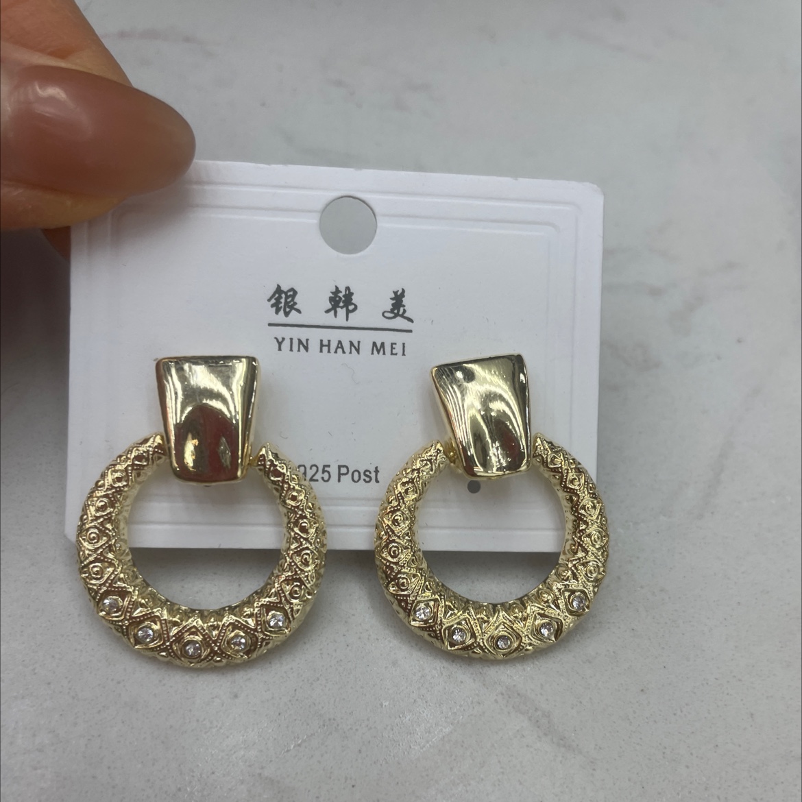 韩版潮流休闲百搭爆款耳钉耳饰女长款气质产品图