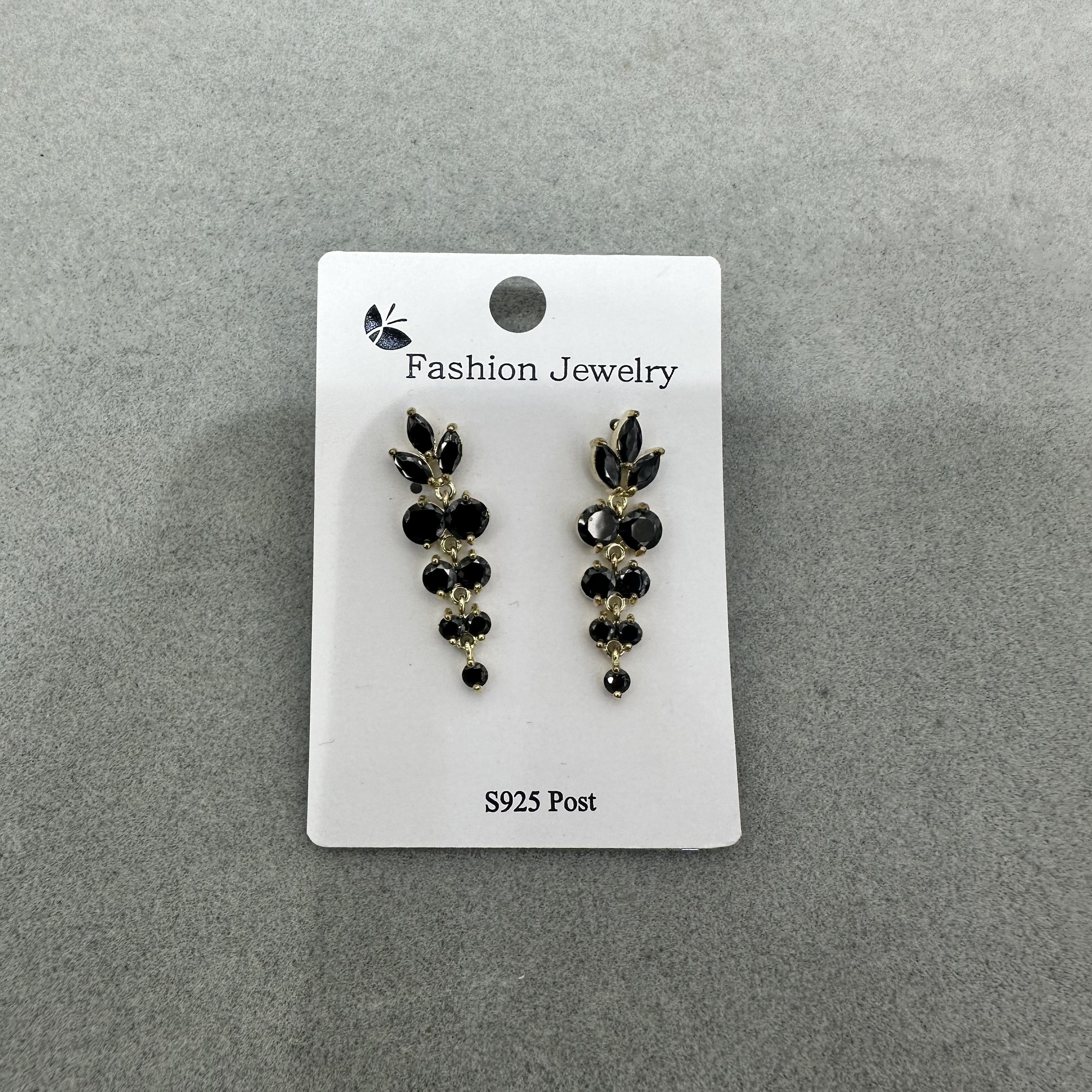 创意饰品 独特设计耳钉 精致耳饰 简约时尚耳环女款锆石耳环 铜款详情图2