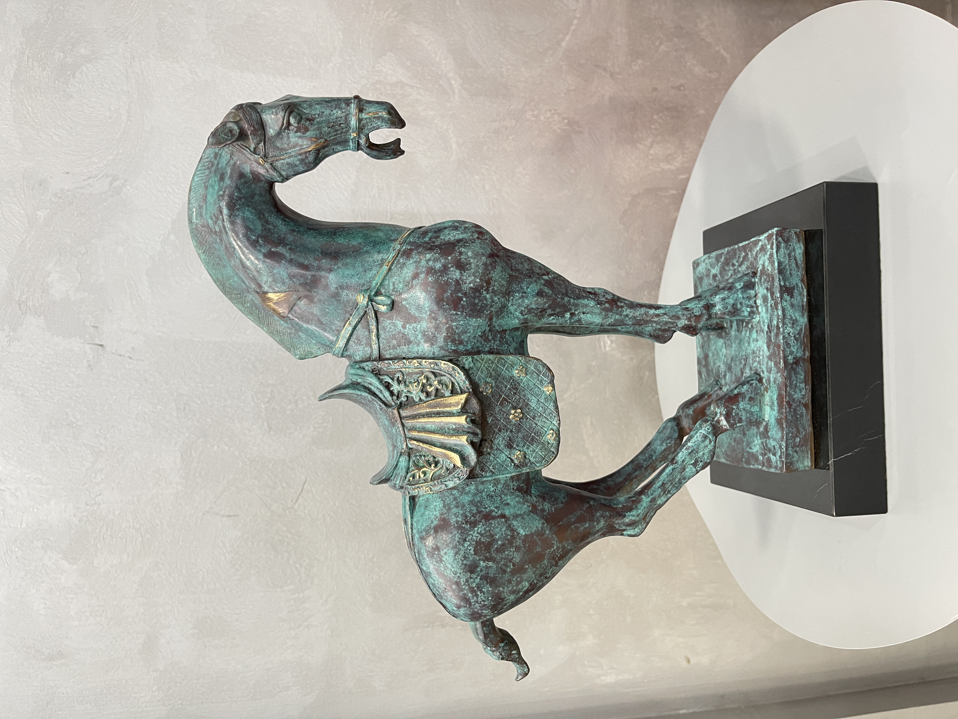 Handicrafts and ornaments, copper handicrafts, copper horses, copper Tang horse handicrafts and ornaments