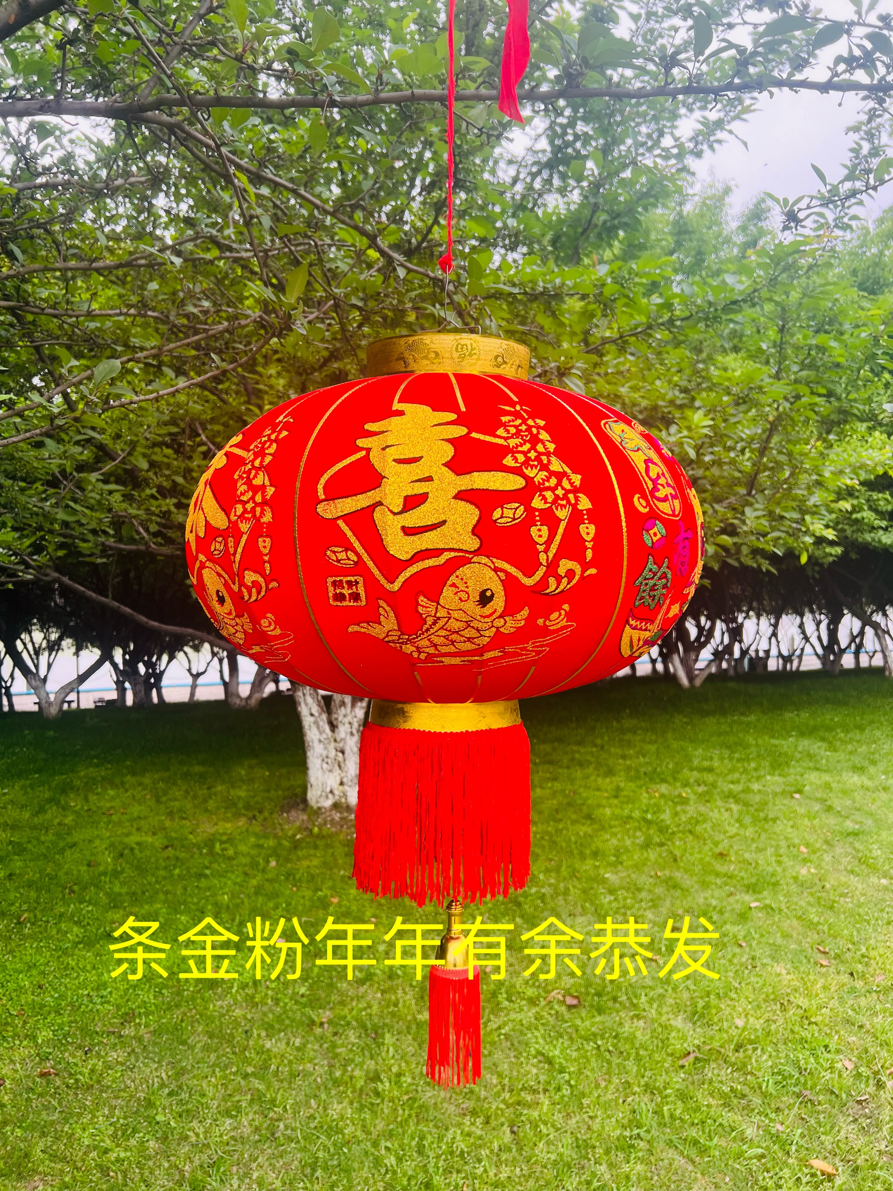 新年过年必备灯笼 美观大方喜庆氛围装饰品 环保材质安全耐用灯笼细节图