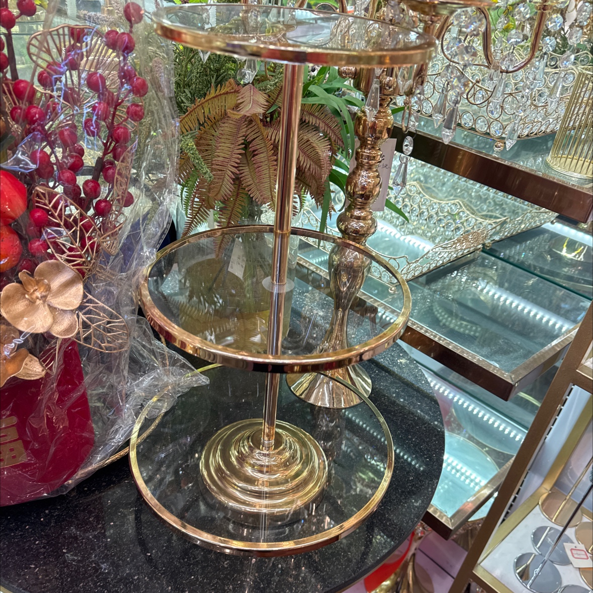 新款烛台路引婚庆道具插花铁艺婚礼花托架餐桌浪漫烛台创意家居蛋糕盘礼品工艺