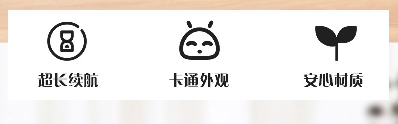 Cross-border e-commerce sources, foreign trade wholesale, 2 grades, fashionable and creative cartoon night lights, home decoration ornaments, student room atmosphere lights, cute USB study desk lamps, student gifts, birthday gifts, night lights detail image 2