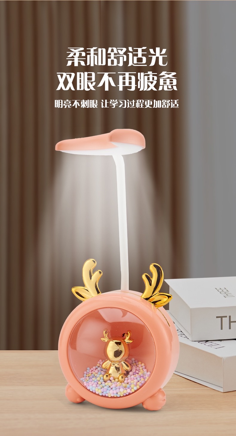 Cross-border e-commerce sources, foreign trade wholesale, 2 grades, fashionable and creative cartoon night lights, home decoration ornaments, student room atmosphere lights, cute USB study desk lamps, student gifts, birthday gifts, night lights detail image 7