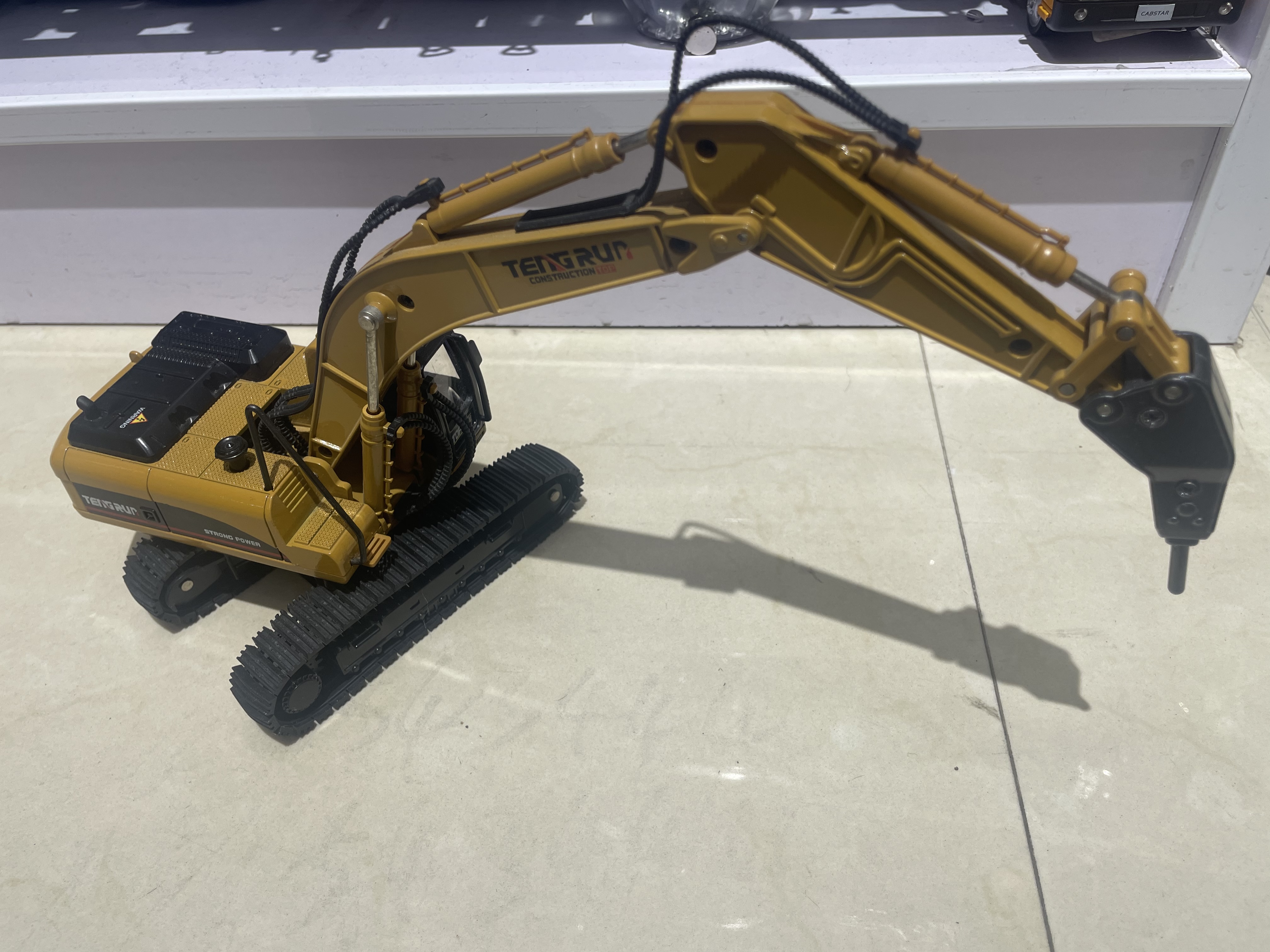 重合金工程打地机白底实物图