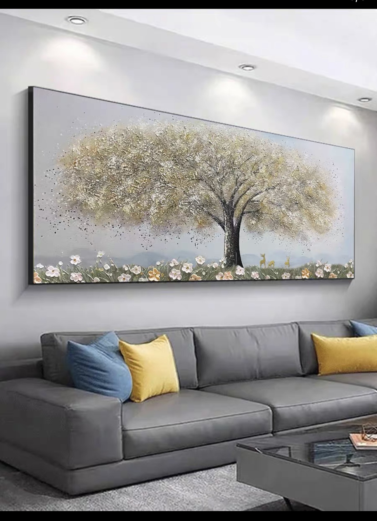 Modern minimalist style hand-painted oil painting decorative paintings, mural wall hangings, original exquisite life aesthetic oil painting decorative paintings by artists