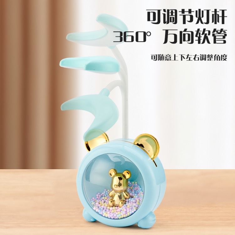 Cross-border e-commerce sources, foreign trade wholesale, 2 grades, fashionable and creative cartoon night lights, home decoration ornaments, student room atmosphere lights, cute USB study desk lamps, student gifts, birthday gifts, night lights Application Scenario
