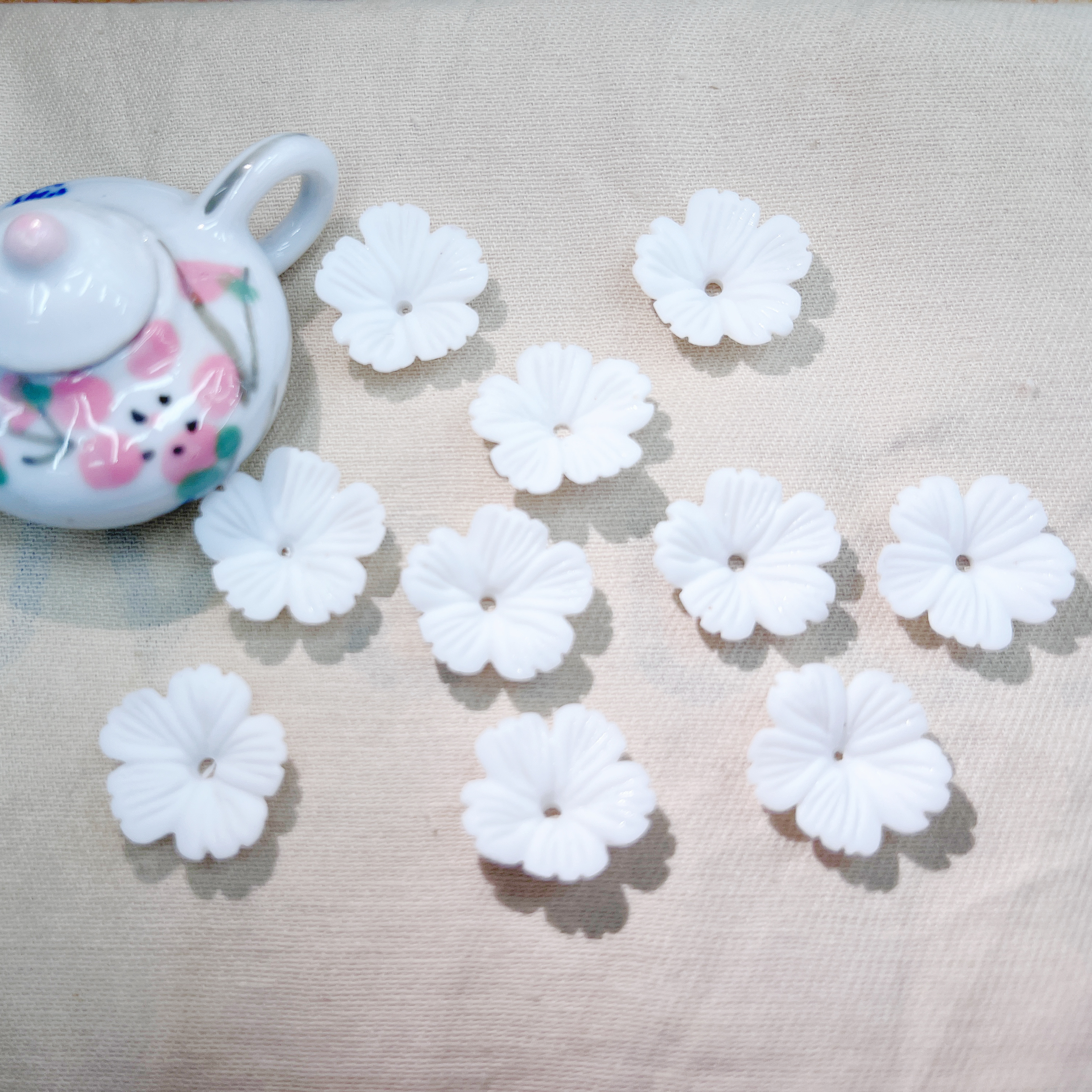 珍珠饰品DIY制作套装 含合金吊坠配件 树脂配件 高档手工首饰材料包饰品配件详情图5