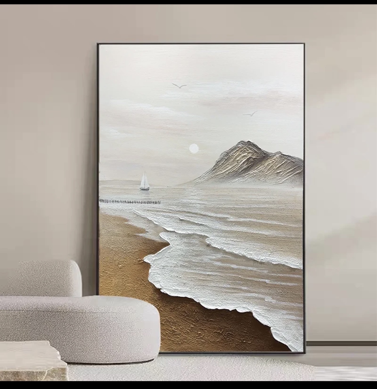 Modern minimalist style theme hand-painted oil painting decorative paintings, mural wall paintings, artworks, home decoration, wall artworks, oil painting decorative paintings