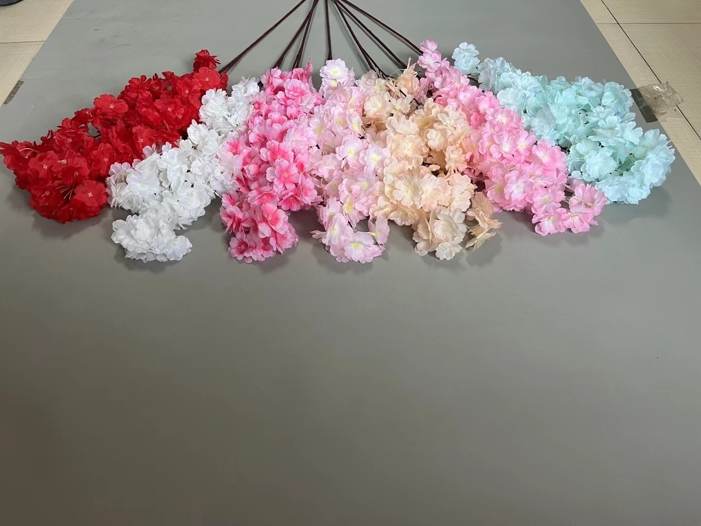 樱花人造花假花仿真花 绢布铁丝塑料花逼真无异味环保材质 长期保存不褪色婚庆布置装饰桃花树仿真花向日葵仿真花仿真花小摆件