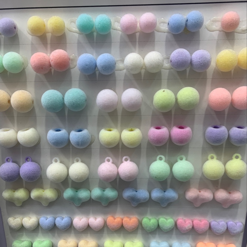 压克力植绒配件钻石戒指戒指女沙金戒指戒指钛钢戒指细节图