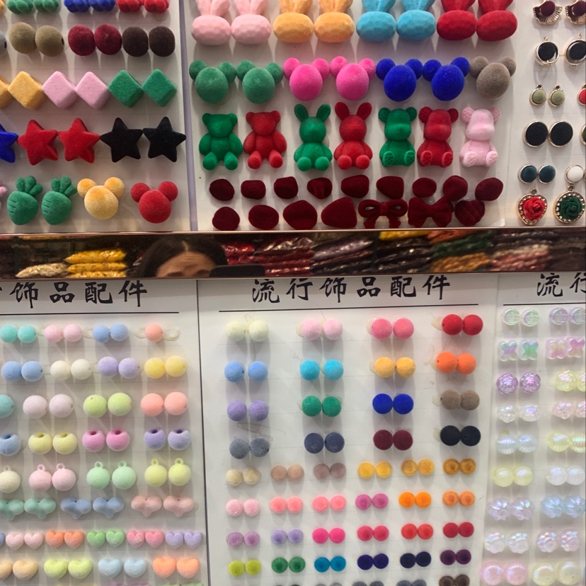 压克力植绒配件钻石戒指戒指女沙金戒指戒指钛钢戒指详情图10