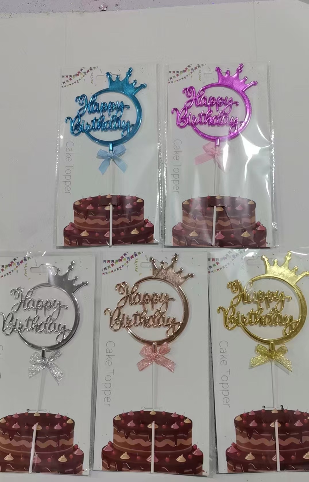 生日蛋糕插牌，西语，意大利语，英语等语言详情图5