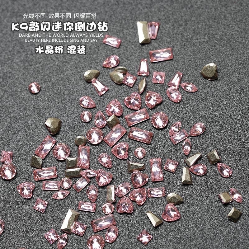 Nail polish diamond, zircon diamond, DIY nail polish accessories wholesale, crystal diamond, crystal source manufacturer, DIY accessories Specification image