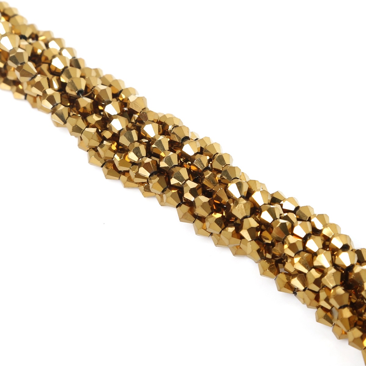 4mm cut rhombic crystal beads, glass beads, DIY handcrafted beads, loose beads materials, hair accessories, jewelry accessories, crystal beads, source manufacturer Application Scenario