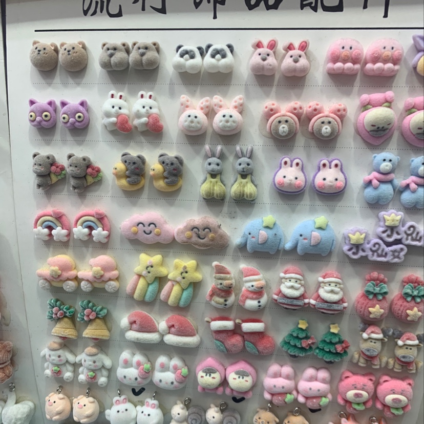 压克力植绒配件钻石戒指戒指女沙金戒指戒指钛钢戒指详情图6