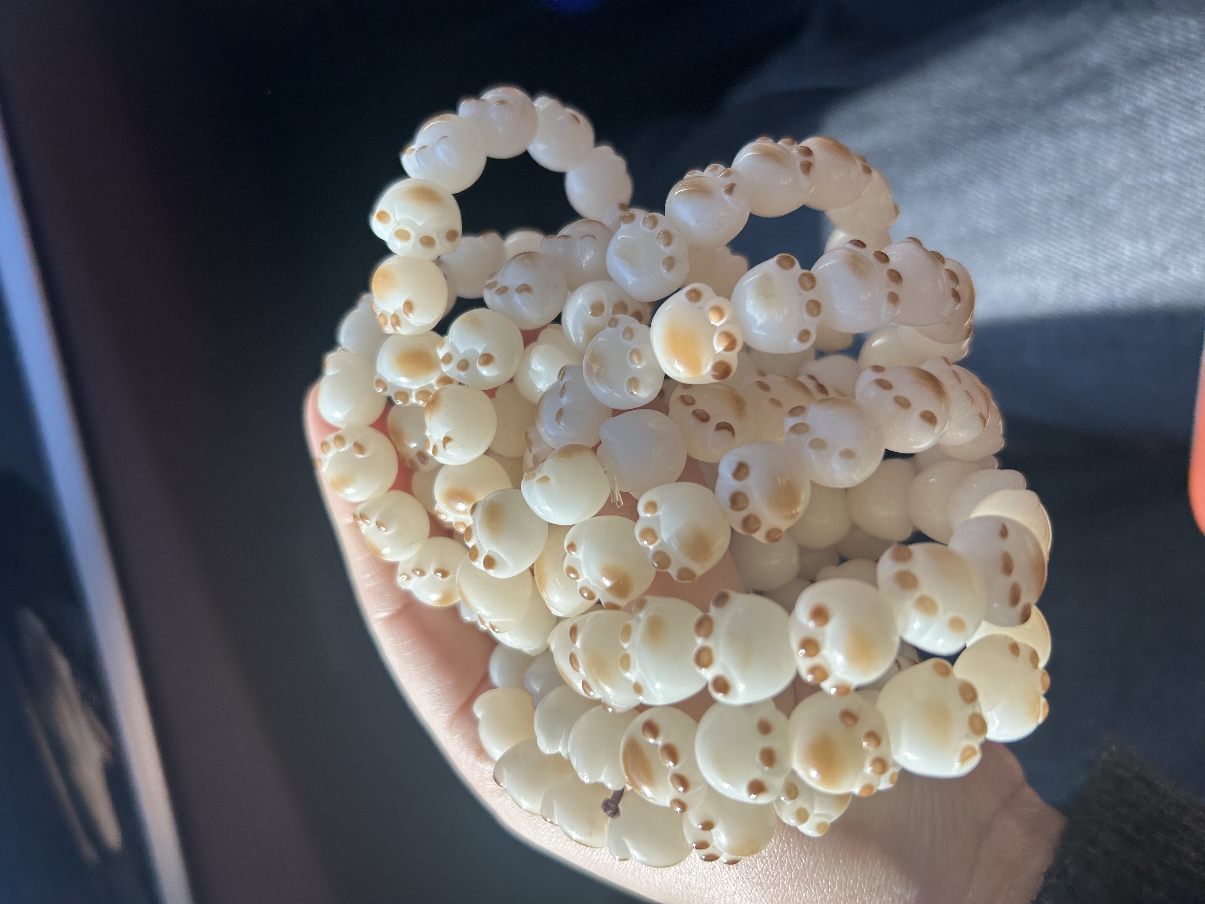 猫爪手串，白玉菩提，天然菩提，可爱猫爪详情图3