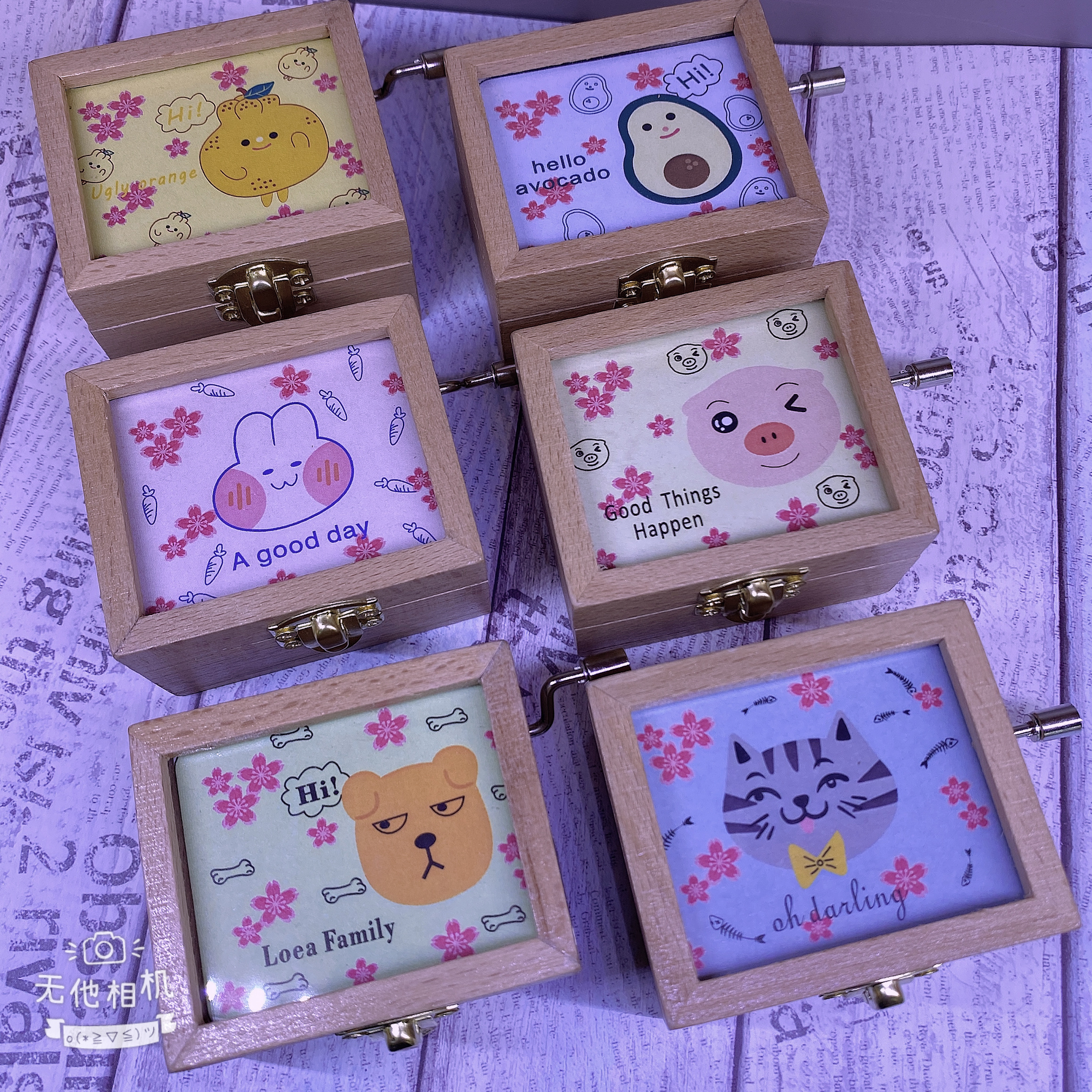 木质手摇音乐盒生日礼品旅游纪念品 details Picture