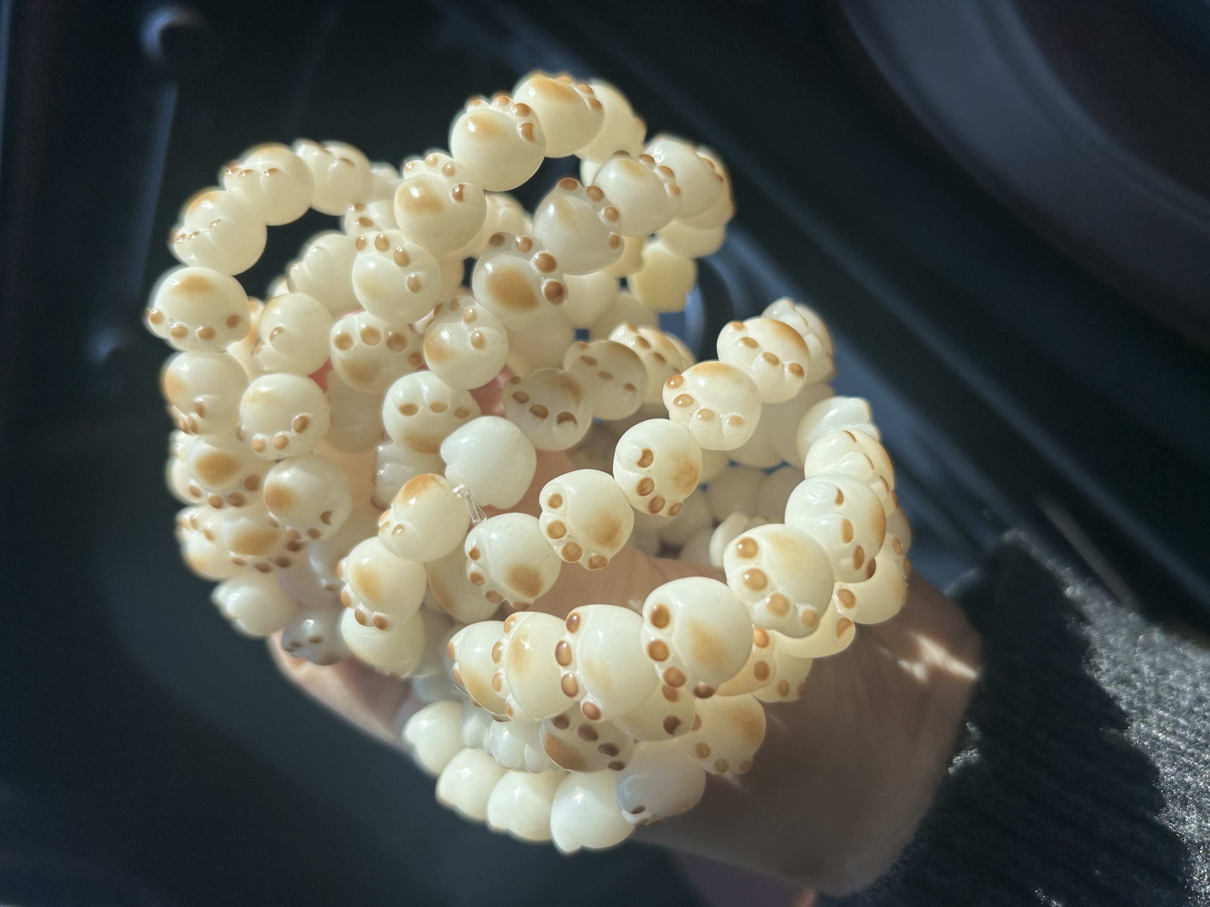 猫爪手串，白玉菩提，天然菩提，可爱猫爪产品图