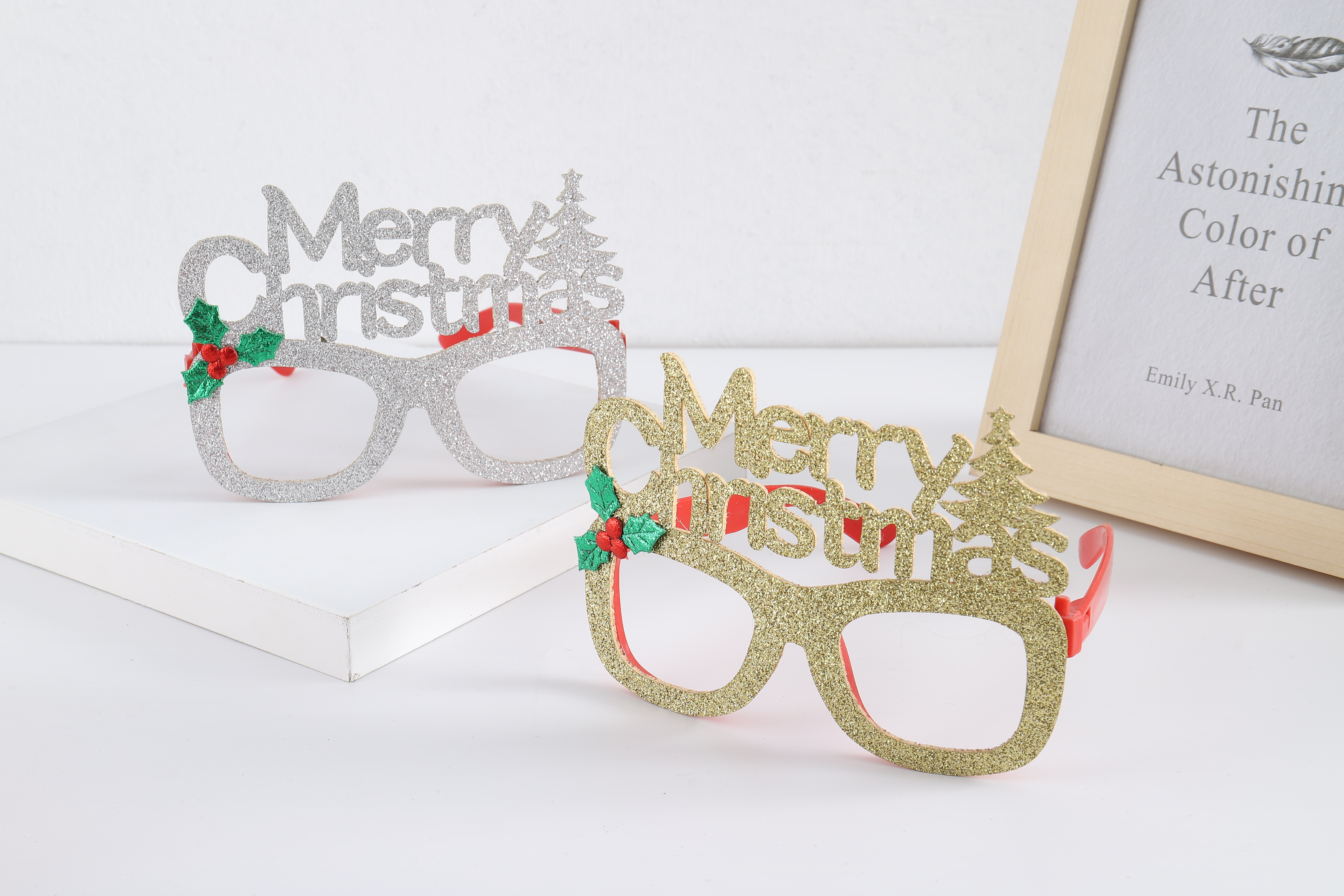 圣诞系列特色眼镜 圣诞装饰品创意玩具 时尚潮流圣诞节派对必备
详情图2