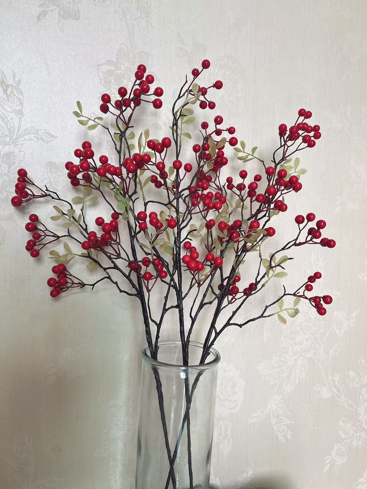 发财果红果客厅餐桌花束假花装饰产品图